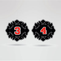Customizable Great Lakes Battle Creek Championship Belt - Championship BeltsGreat Lakes BattlechampionbeltsshopChampionship BeltsStandard 2mm Thick PlatesAnother customizable side plates on the Great Lakes Battle Creek Championship Belt, perfect for adding logos, text, or design elements.