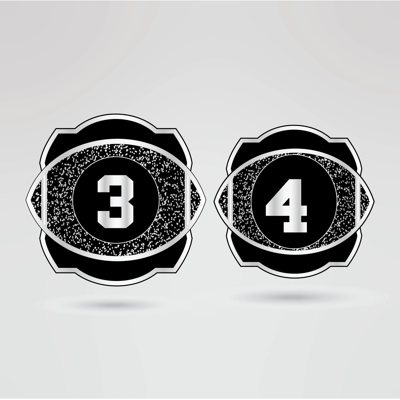 Dallas Cowboys Custom Championship Belt - Championship BeltsDallas CowboyschampionbeltsshopChampionship BeltsStandard 2mm Thick PlatesAdditional left and right side plates of the Dallas Cowboys custom championship belt featuring customization options.