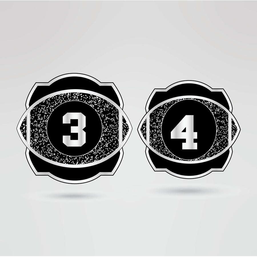 Dallas Cowboys Custom Championship Belt - Championship BeltsDallas CowboyschampionbeltsshopChampionship BeltsStandard 2mm Thick PlatesAdditional left and right side plates of the Dallas Cowboys custom championship belt featuring customization options.