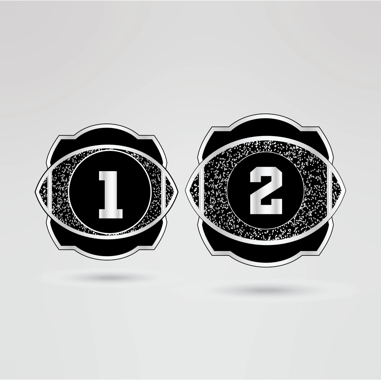 Dallas Cowboys Custom Championship Belt - Championship BeltsDallas CowboyschampionbeltsshopChampionship BeltsStandard 2mm Thick PlatesLeft and right side plates of the Dallas Cowboys custom championship belt, customizable