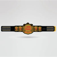 Fat Daddy Enforcer Championship Belt - Championship BeltsFat Daddy EnforcerchampionbeltsshopChampionship BeltsStandard 2mm Thick PlatesTemplate showing customizable areas of the Fat Daddy Enforcer Championship belt for logos, text, and designs.