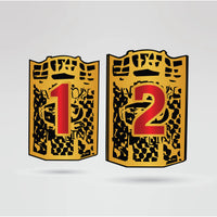 Fat Daddy Enforcer Championship Belt - Championship BeltsFat Daddy EnforcerchampionbeltsshopChampionship BeltsStandard 2mm Thick PlatesLeft and right side plates of the Fat Daddy Enforcer Championship belt, ideal for logos, text, and custom graphics.