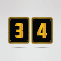 Georgia Championship Wrestling Belt - Championship BeltsGeorgiachampionbeltsshopChampionship BeltsStandard 2mm Thick PlatesAdditional left and right side plates of the Georgia Championship Wrestling belt with space for customization.