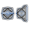 Impact Wrestling Tag Team Champion Belt Plate – Silver & Blue Edition - Championship BeltschampionbeltsshopChampionship BeltsstandardImpact Wrestling Tag Team Champion Belt Plate – Silver & Blue Edition