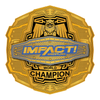 Impact Wrestling World Champion Belt Plate – Elite Gold & Blue Edition - Championship BeltschampionbeltsshopChampionship BeltsstandardImpact Wrestling World Champion Belt Plate – Elite Gold & Blue Edition