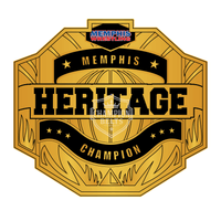 Memphis Heritage Champion Belt Plate – Legacy Gold Edition - Championship BeltschampionbeltsshopChampionship BeltsstandardMemphis Heritage Champion Belt Plate – Legacy Gold Edition