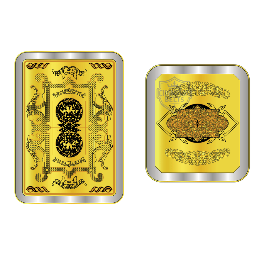 Mid - Atlantic Tag Team Wrestling Champion Belt Plate – Classic Gold & Black Edition - Championship BeltschampionbeltsshopChampionship BeltsstandardMid - Atlantic Tag Team Wrestling Champion Belt Plate – Classic Gold & Black Edition