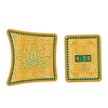 Stoner 4:20 Championship Belt Plate – Green & Gold Cannabis Edition - Championship BeltschampionbeltsshopChampionship BeltsstandardStoner 4:20 Championship Belt Plate – Green & Gold Cannabis Edition