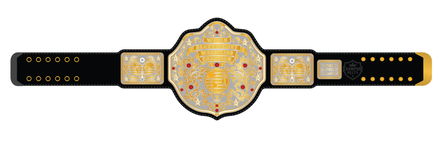 World Heavyweight Wrestling Champion Belt Plate – Silver & Gold Edition - Championship BeltschampionbeltsshopChampionship BeltsstandardWorld Heavyweight Wrestling Champion Belt Plate – Silver & Gold Edition